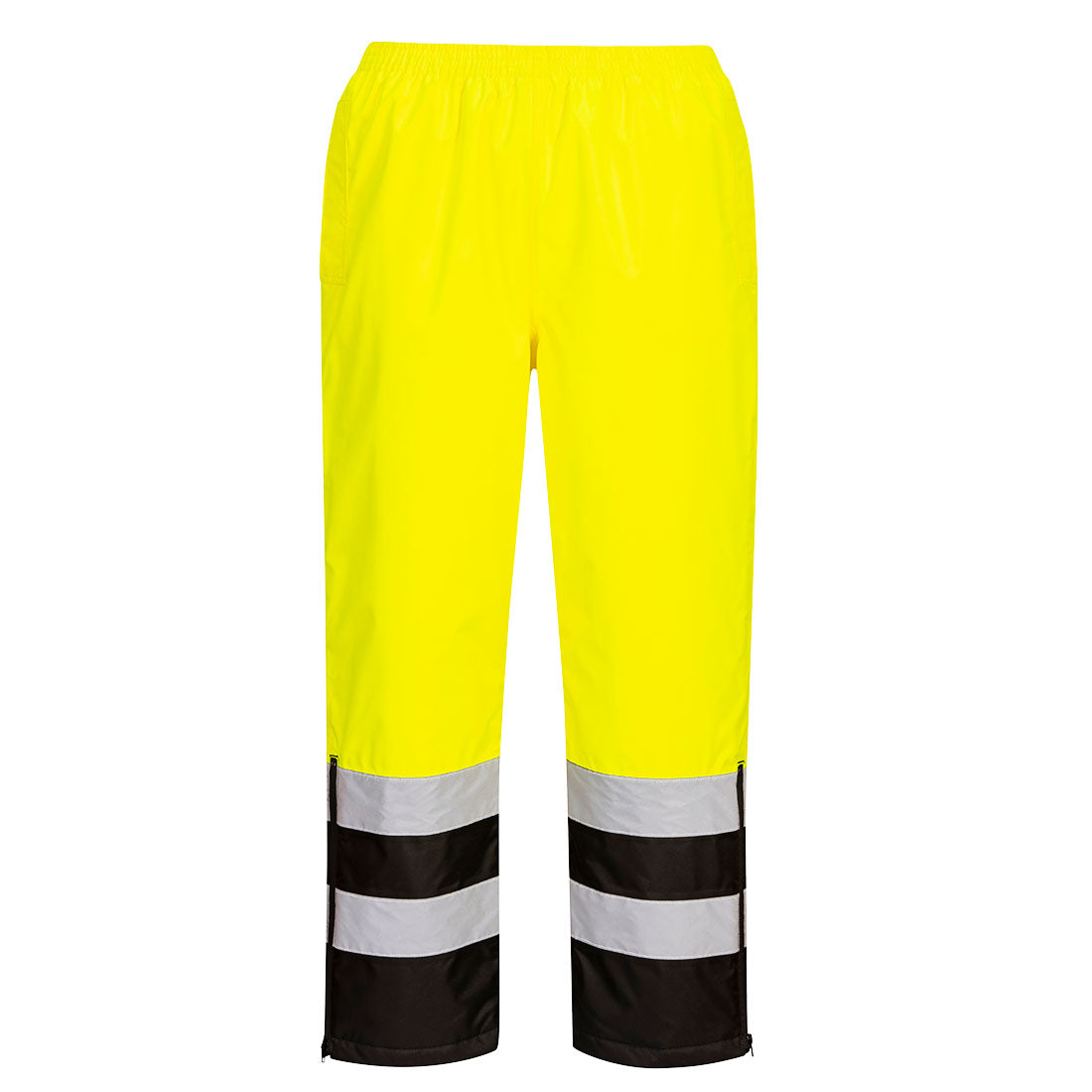 Portwest Hi-Vis Winter Trousers in Yellow/Black, image 2
