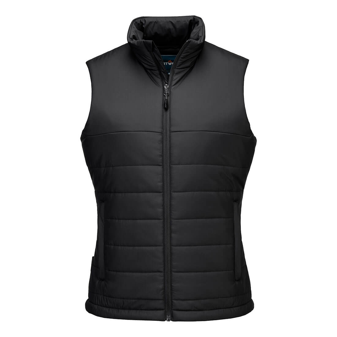 Portwest Professional Women's Insulated Baffle Gilet in Black, main product image