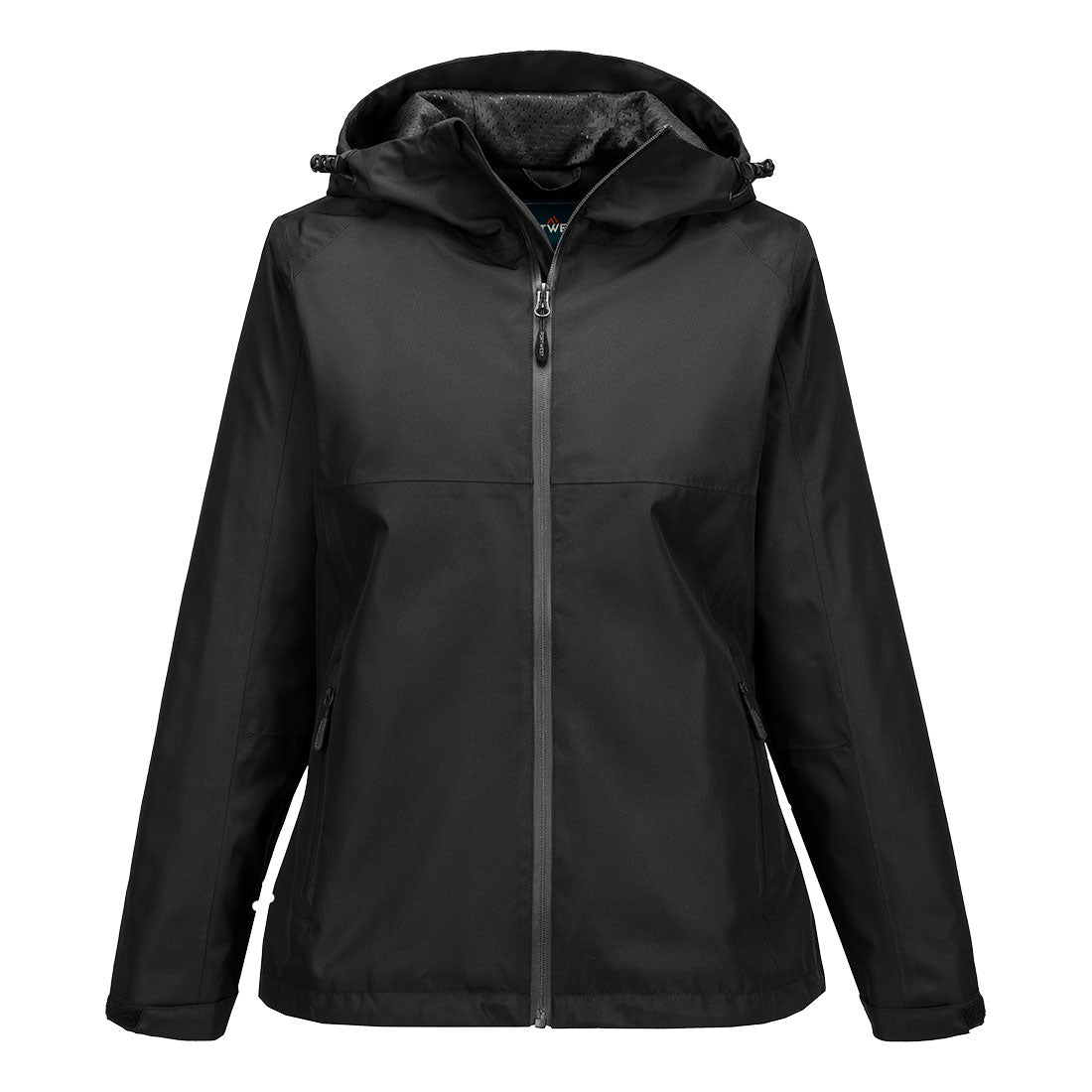 Portwest Professional Women's Rain Jacket in Black, main product image