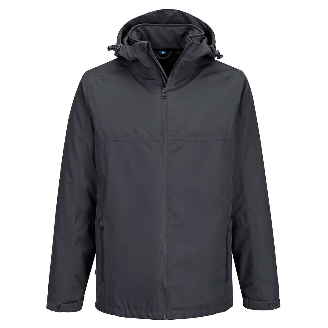 Portwest Professional 3-in-1 Rain Jacket in Metal Grey, image 2