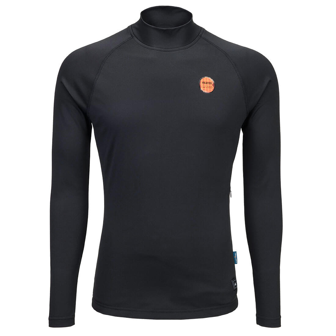 Portwest Heated Base Layer Top L/S in Black, main product image