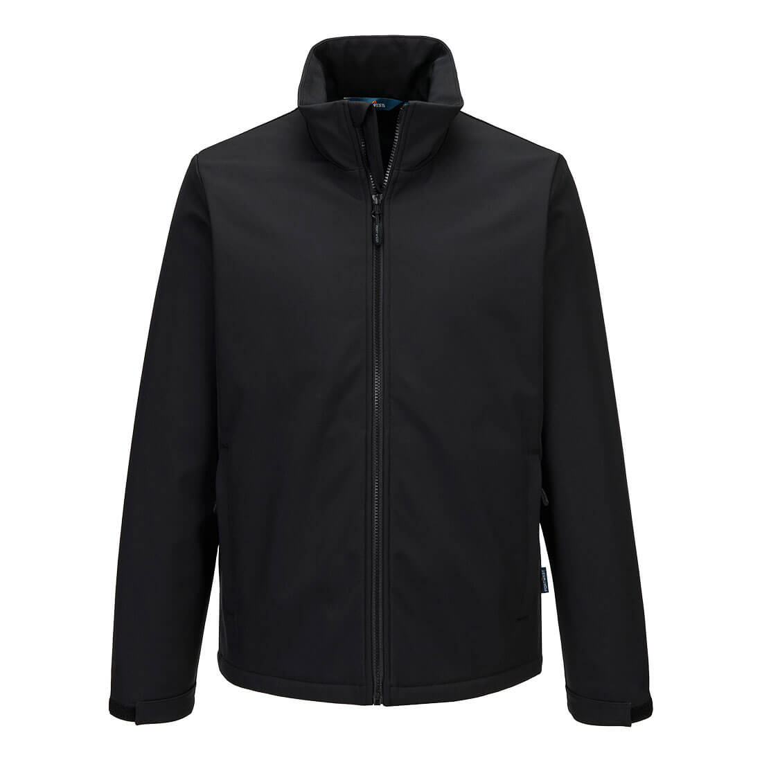 Portwest Heated Softshell Jacket in Black, main product image