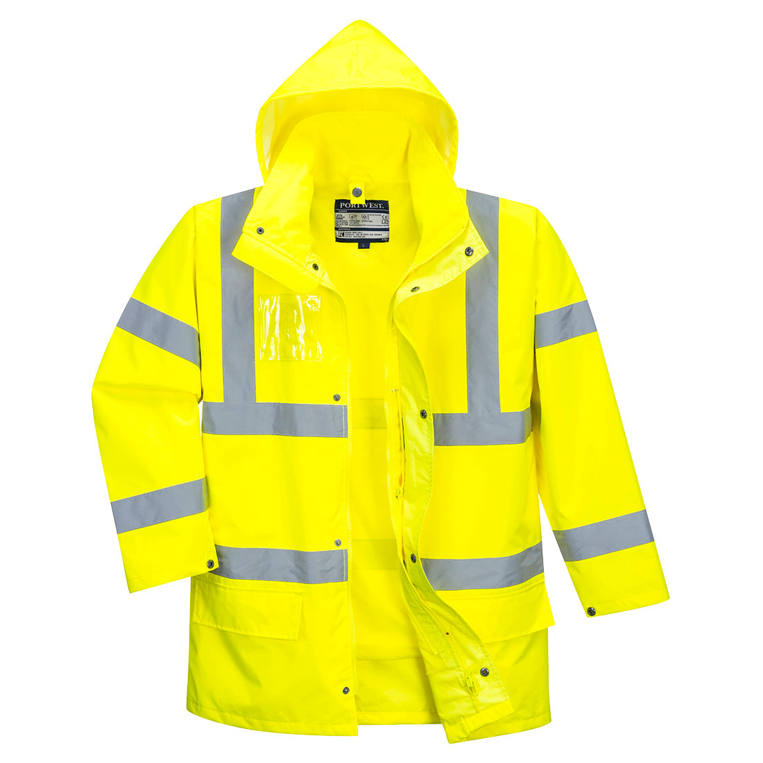 Portwest Hi-Vis 5-in-1 Essential Jacket in Yellow, image 2