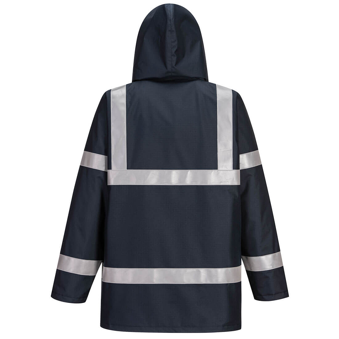Portwest S785 Bizflame Rain FR Winter Jacket in Navy, back view