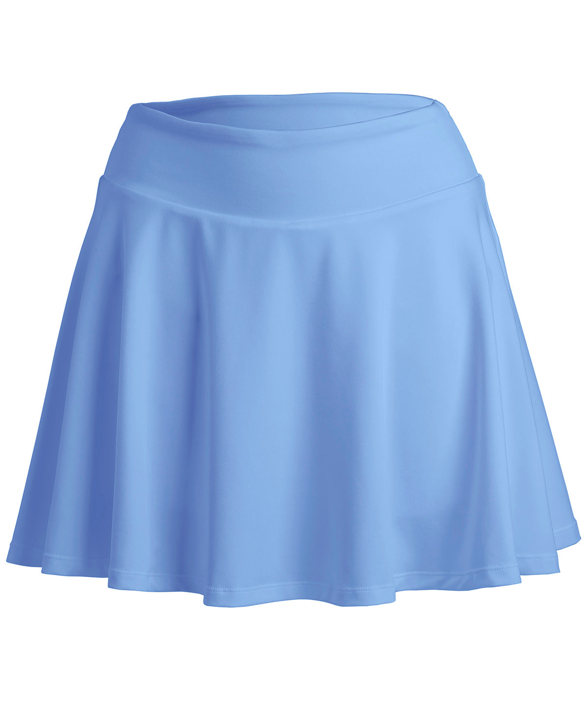 Spiro Recycled Women’s fitness skort in Dusky Blue, front view