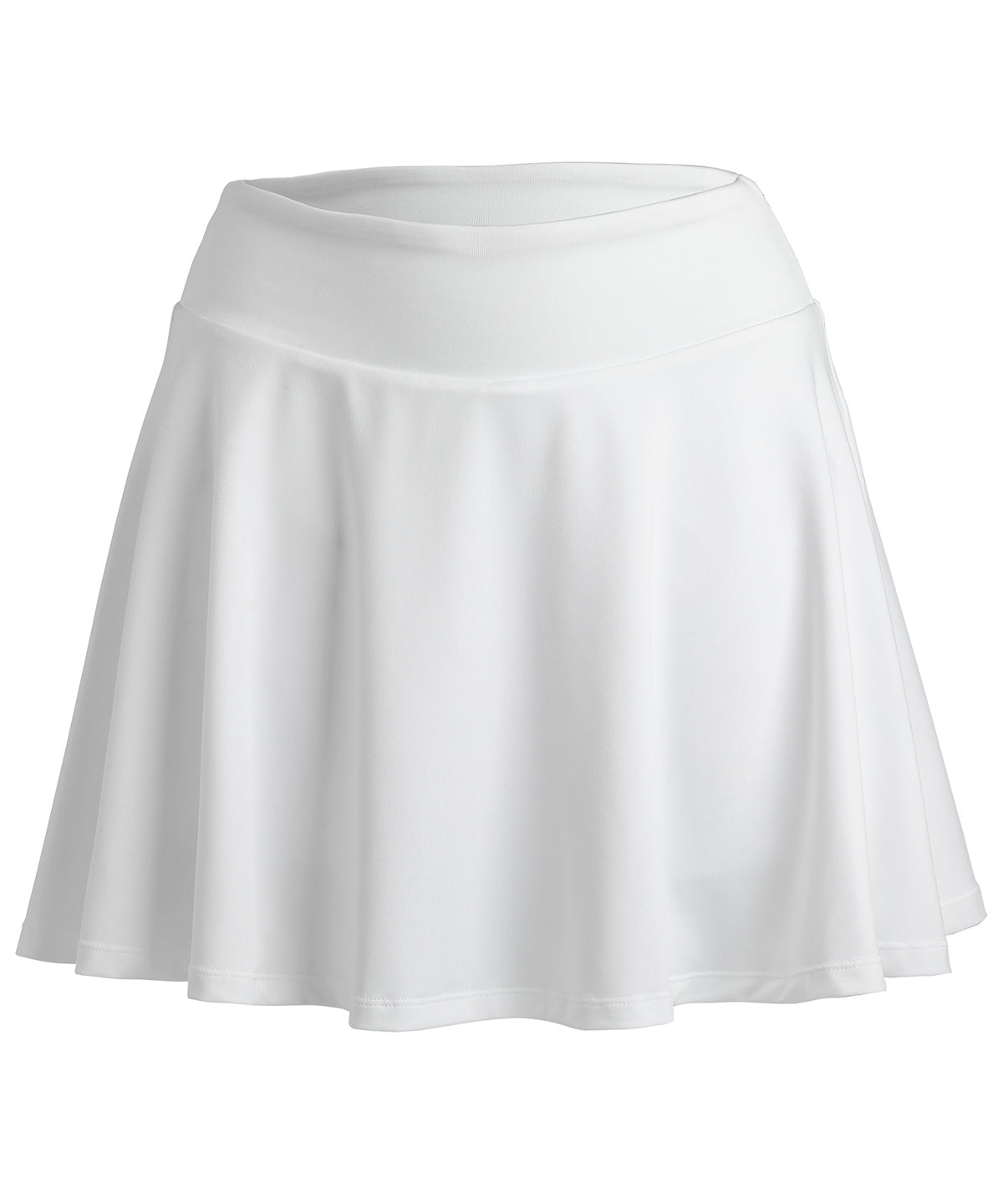Spiro Recycled Women’s fitness skort in White, front view