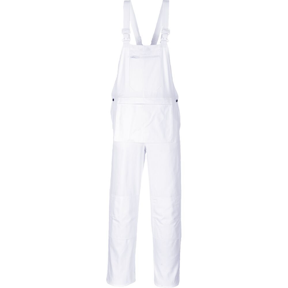 Portwest Painters Bolton Bib and Brace in White, main product image