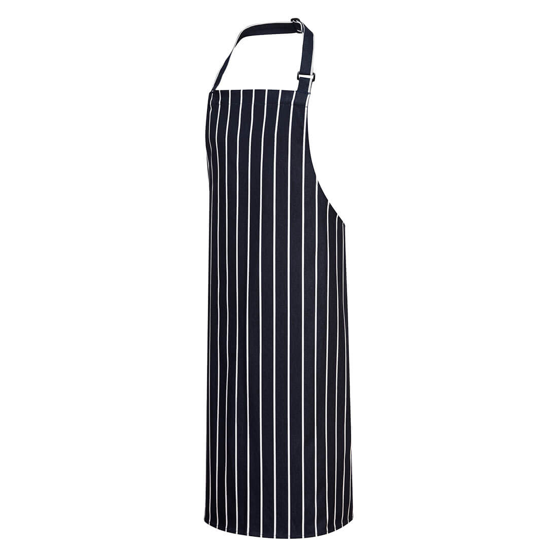 Portwest Butchers Apron in Navy/White, main product image