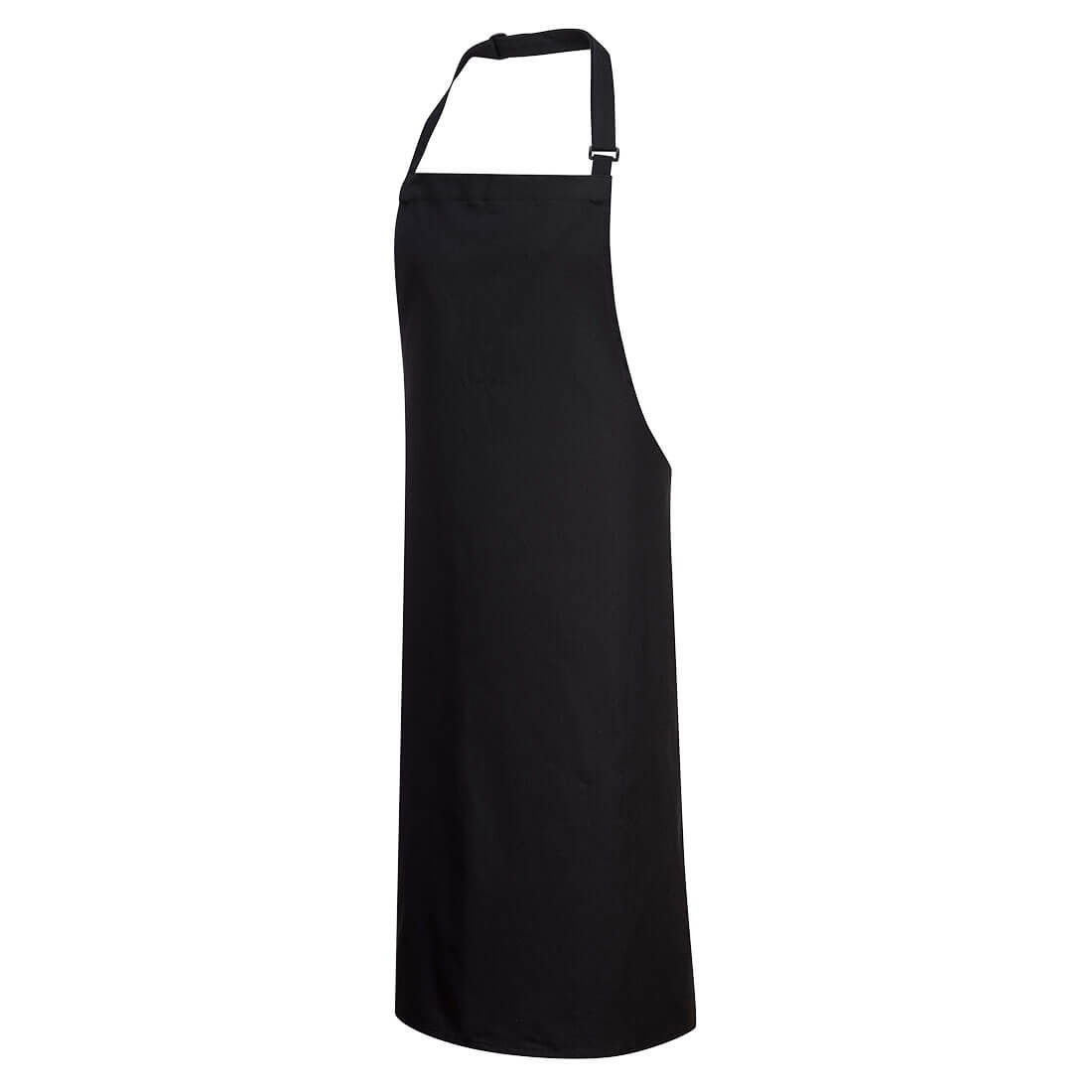 Portwest Cotton Bib Apron in Black, main product image