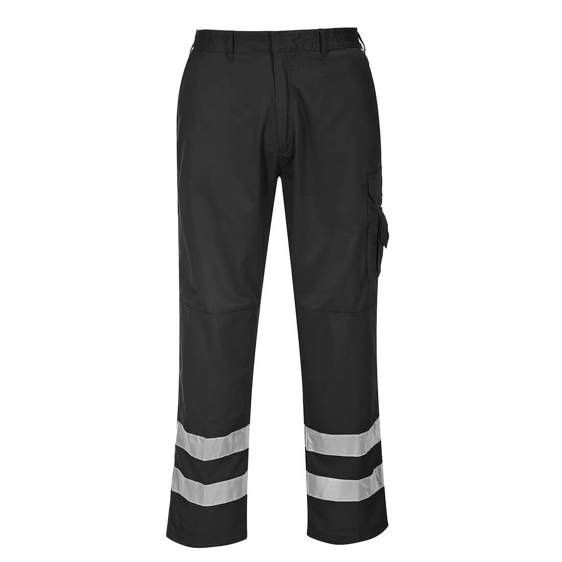 Portwest Iona Safety Combat Trousers in Black, main product image
