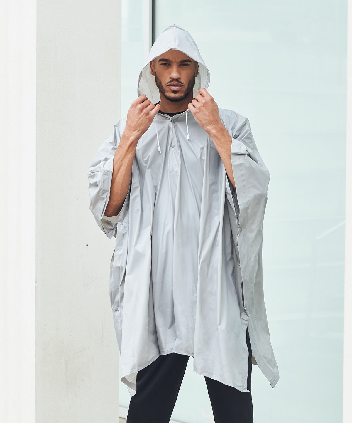 Splashmacs Plastic poncho, lifestyle photo