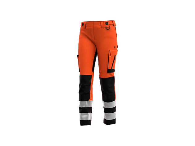 Safety Jogger Scuti HV Trousers W - Orange/Black
