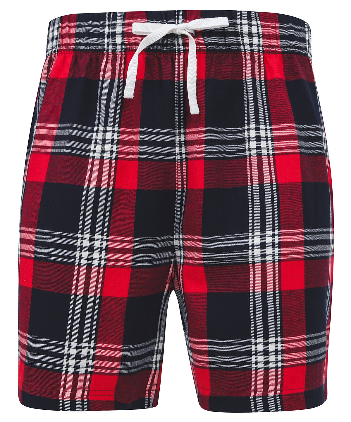 SF Tartan lounge shorts, lifestyle photo