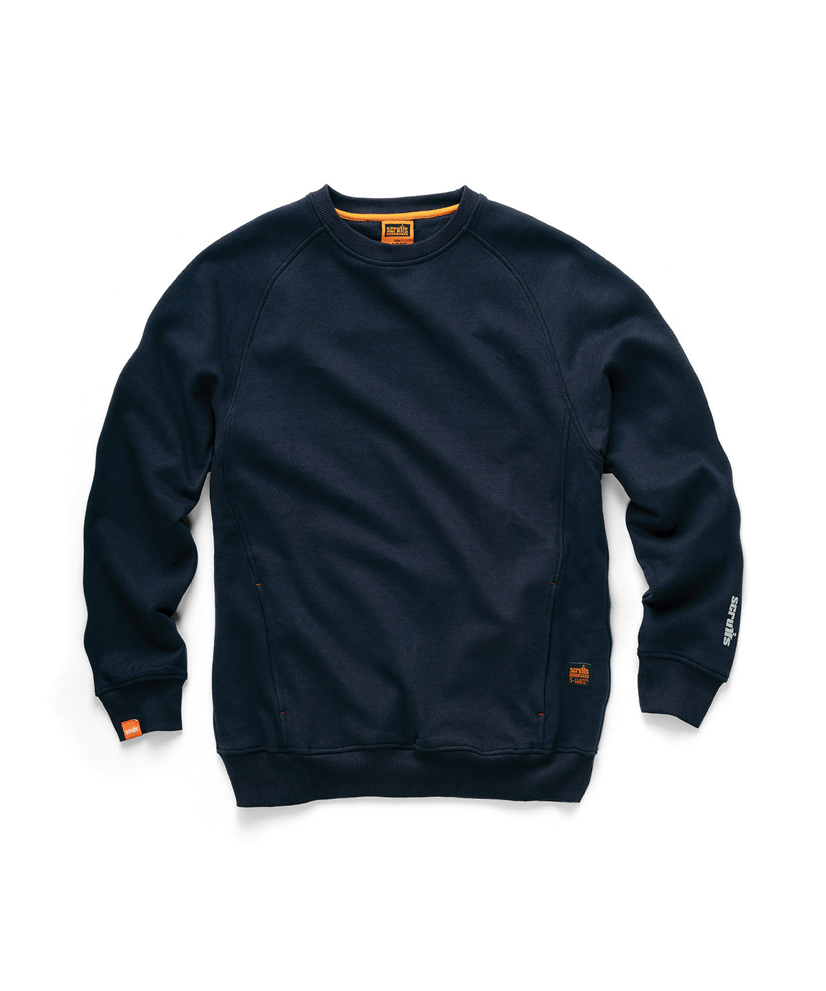 Scruffs Worker sweatshirt 2nd Gen in Navy, front view