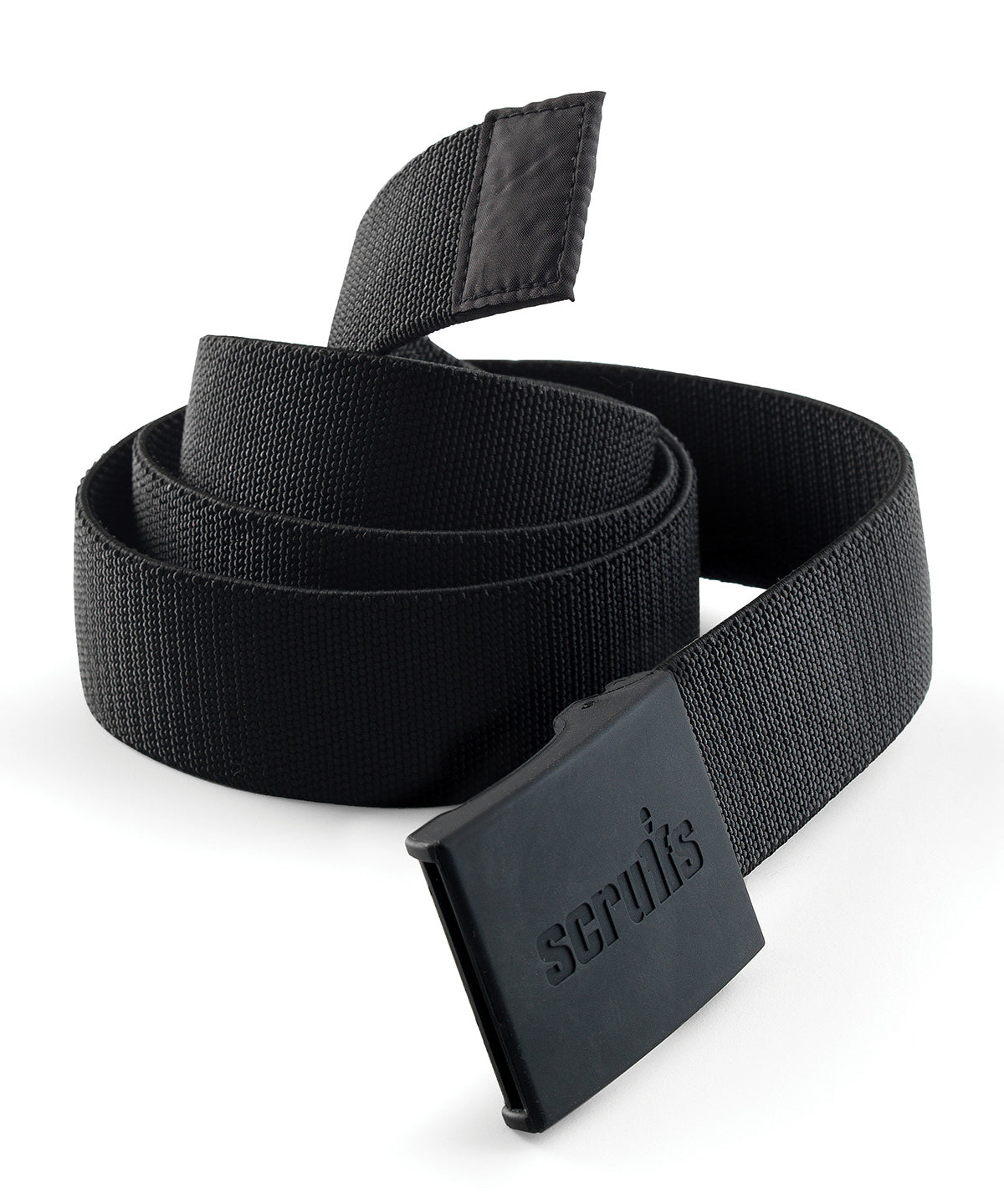 Scruffs Trade stretch belt in Black, front view