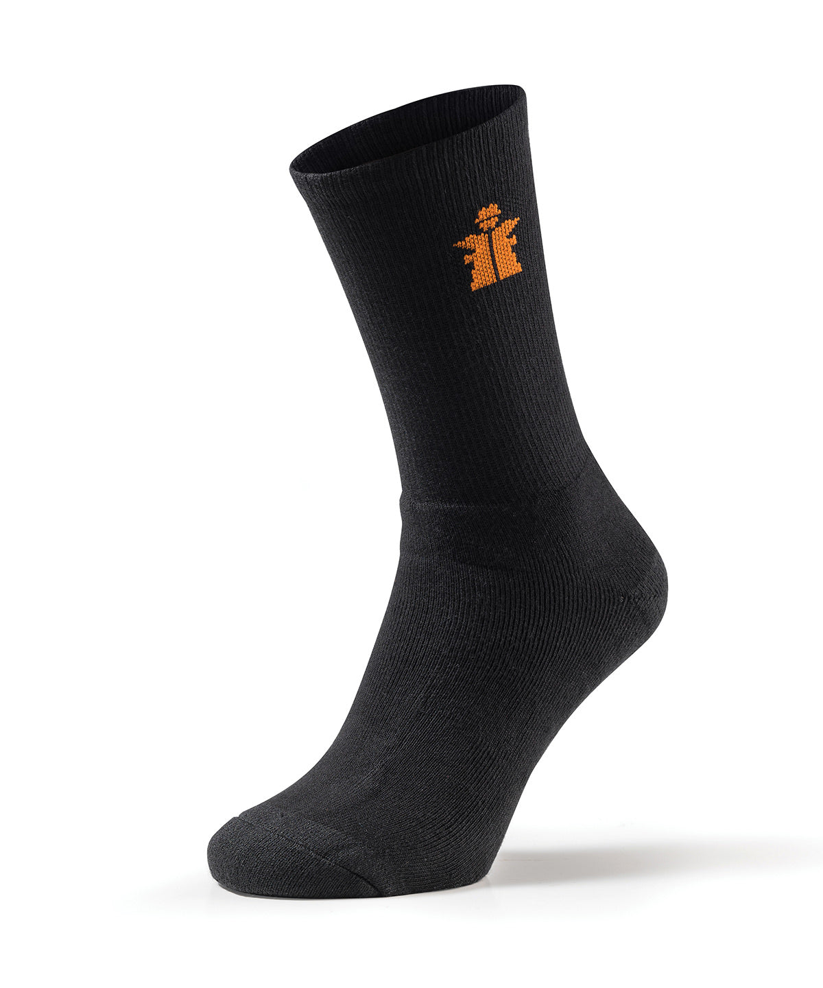 Scruffs Worker socks (3-pack) in Black, front view