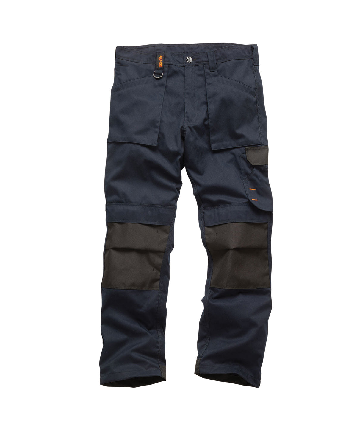 Scruffs Worker trousers in Navy, front view