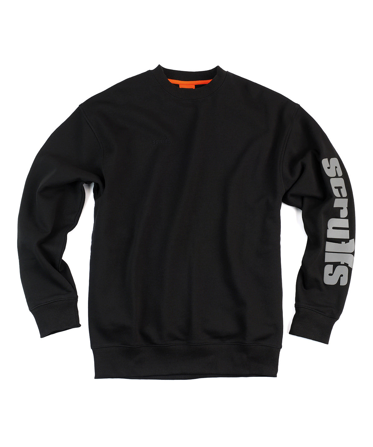 Scruffs Fintry sweatshirt in Black, front view
