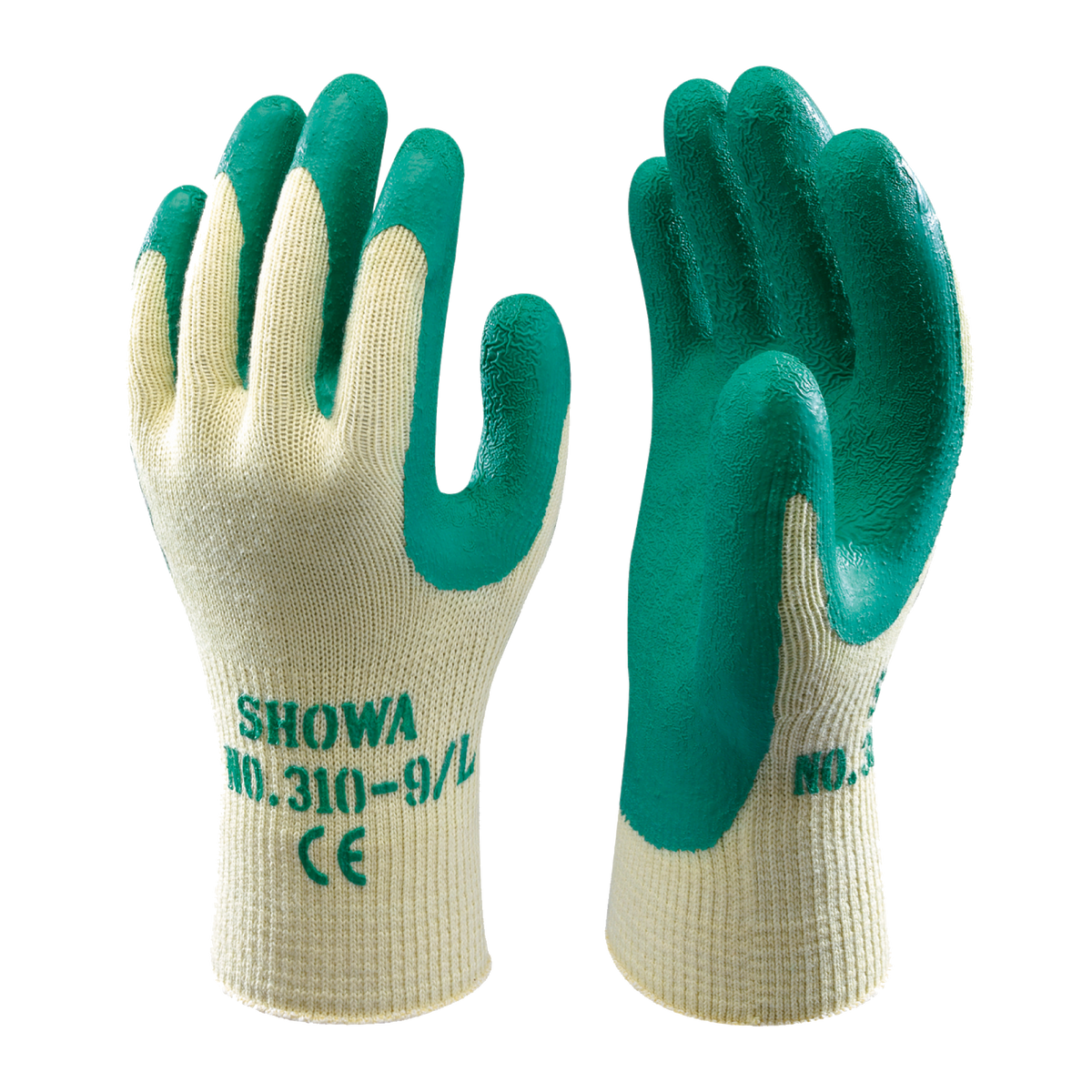 Showa 310G Pro gloves in Green, image 2