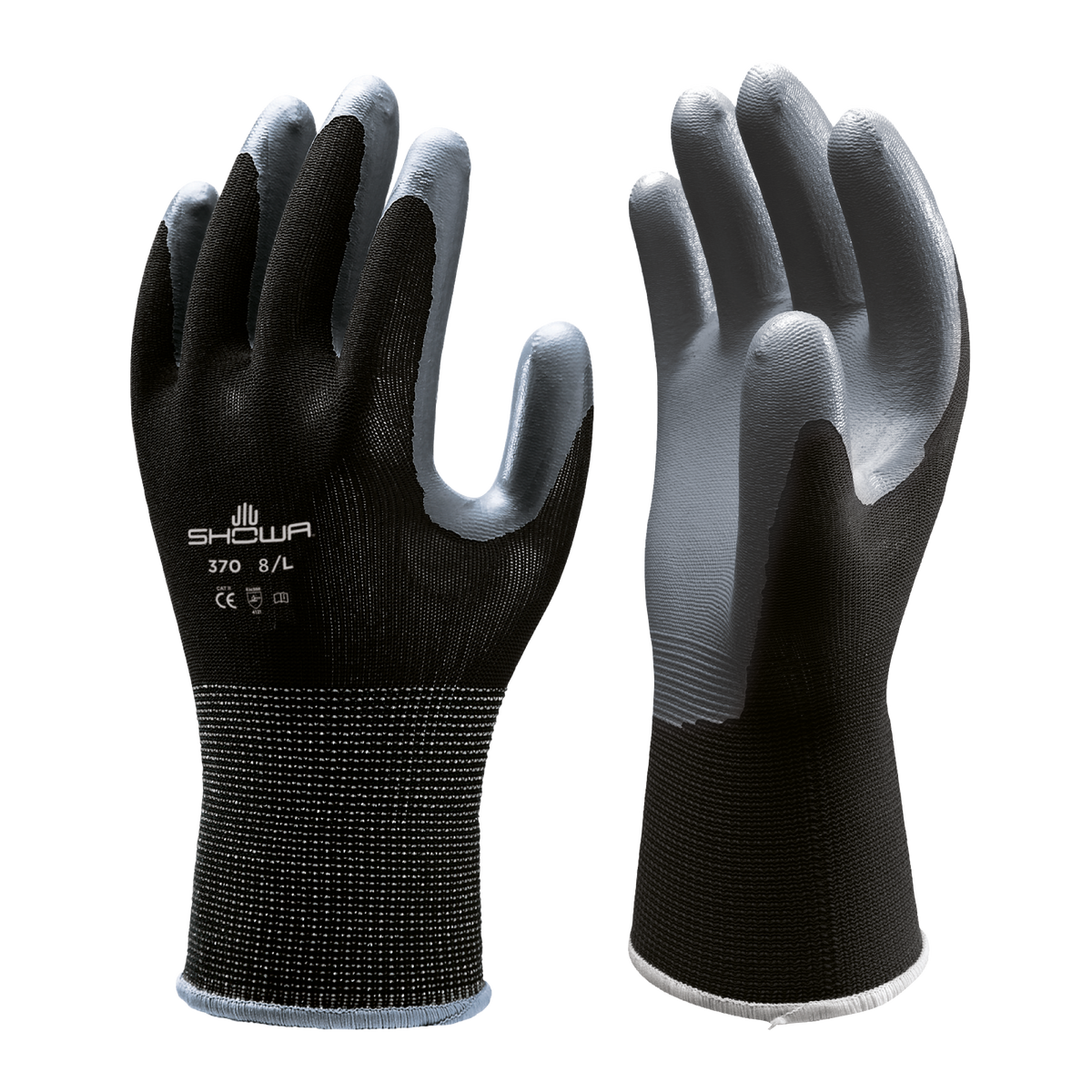 Showa 370 Pro gloves in Black, image 2