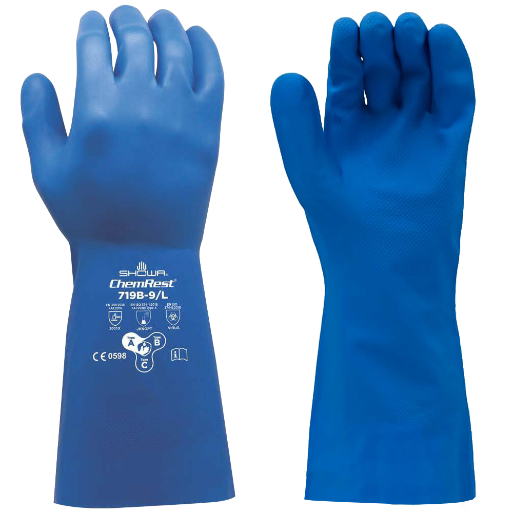 Showa 719B 11mil NBR Diamond grip