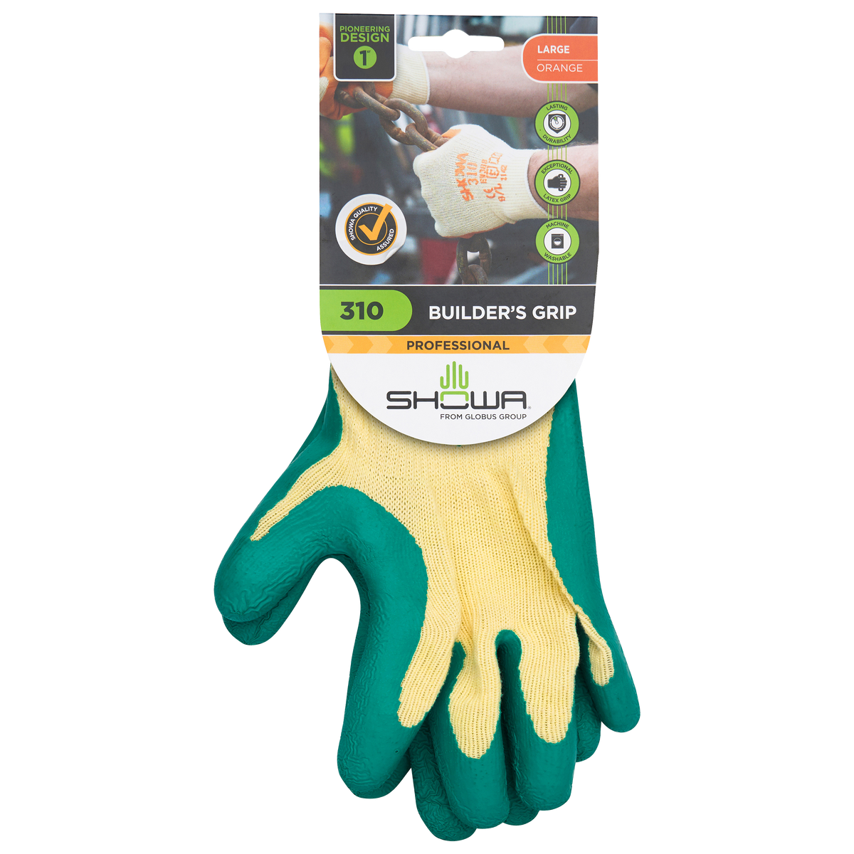 Showa 310G Pro gloves in Green, main product image