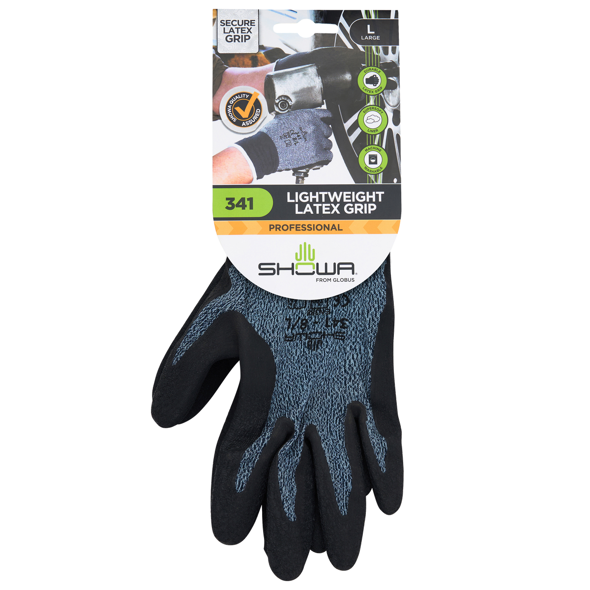 Showa 341 Pro gloves in Grey, main product image