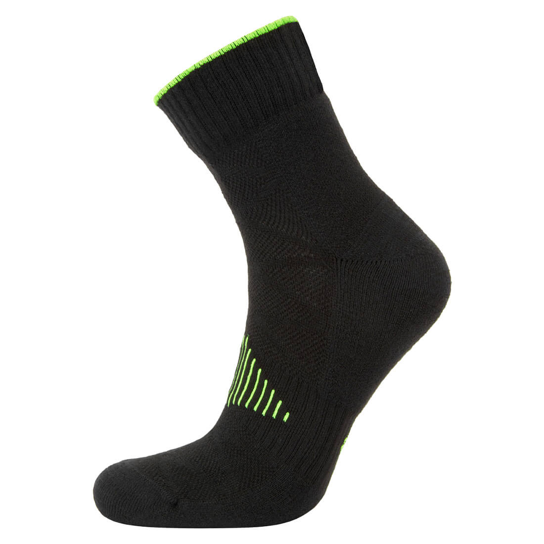 Portwest Eco Trainer Sock in Black, main product image