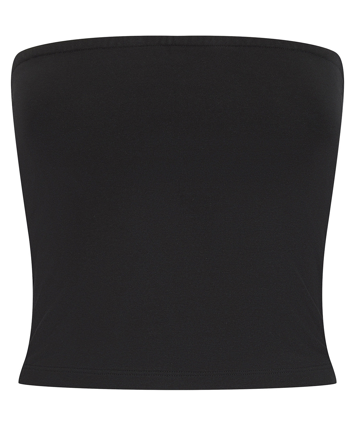 SF Women’s bandeau top in Black, front view