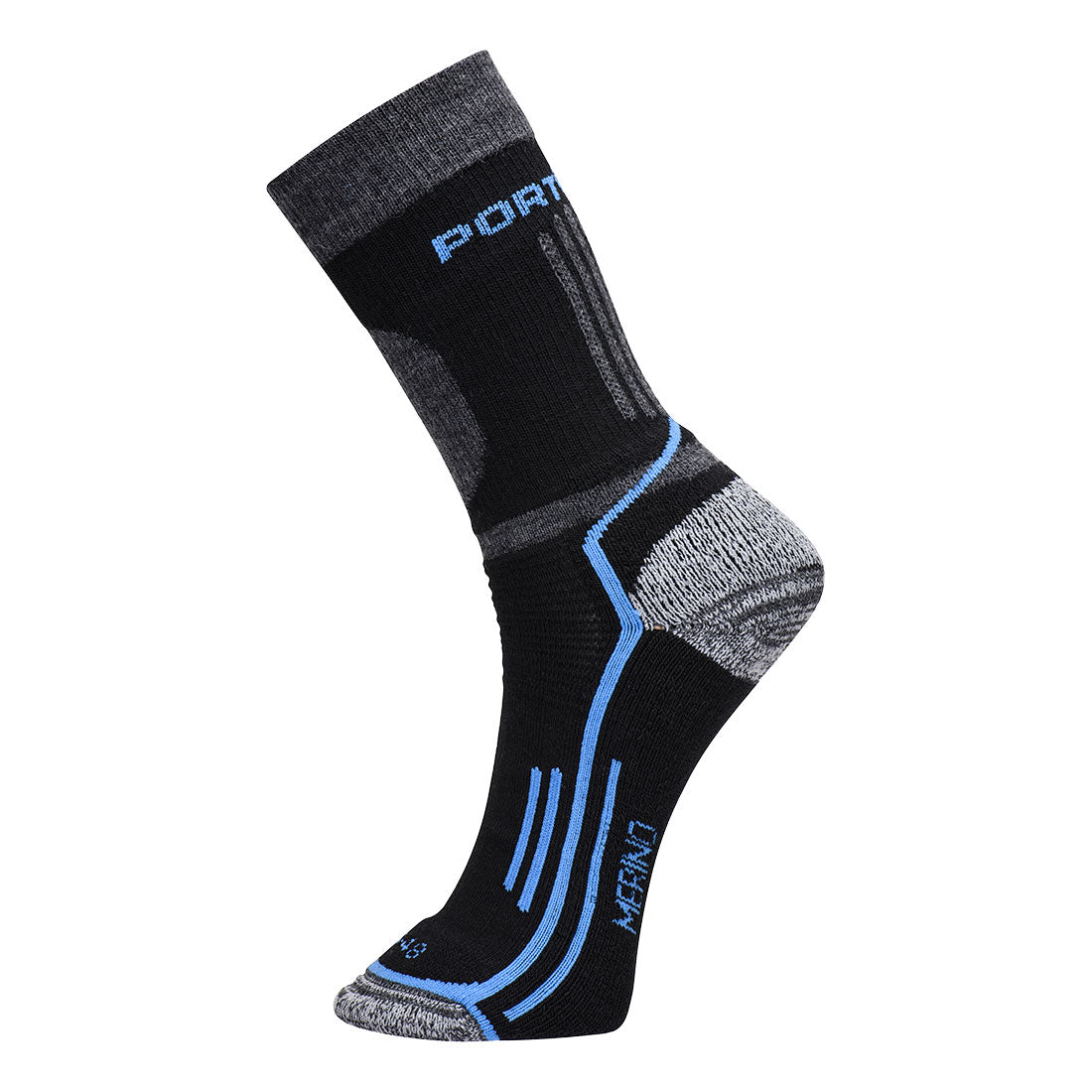 Portwest Winter Merino Sock in Black, main product image