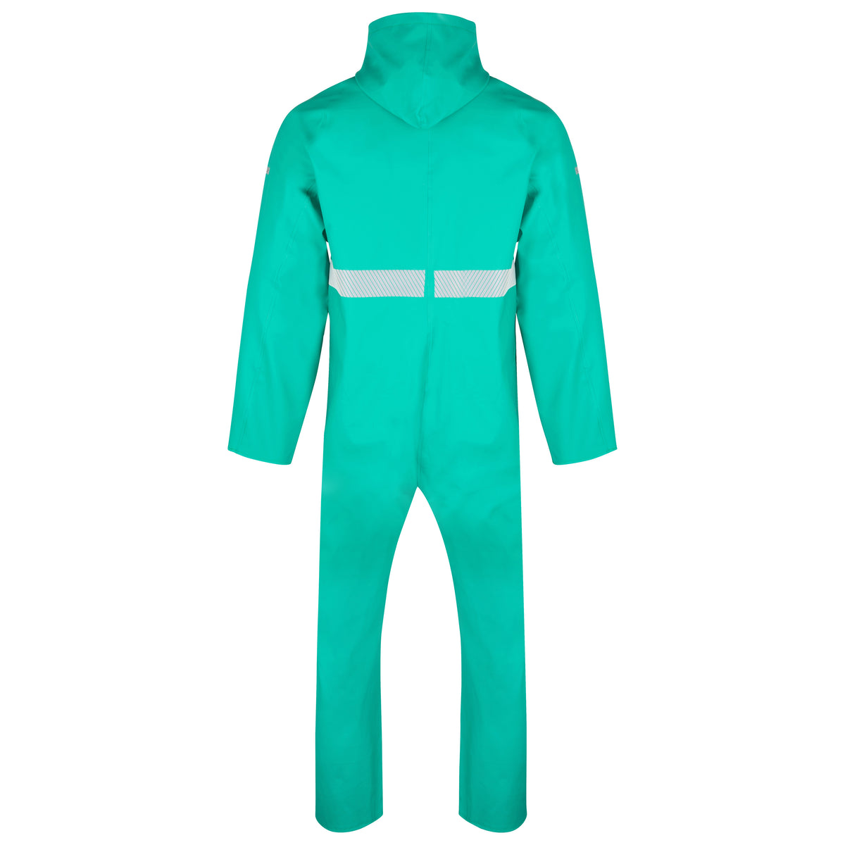 Skytec FRBH-R Chem FR Boilersuit with Hood and Reflective Tape in Green, image 2