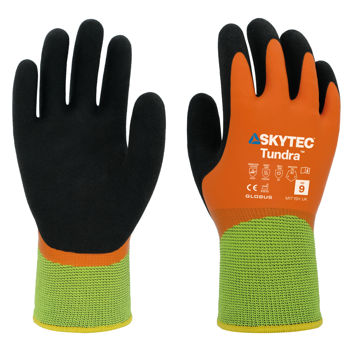 Skytec SKG00115G Tundra gloves in Orange, main product image