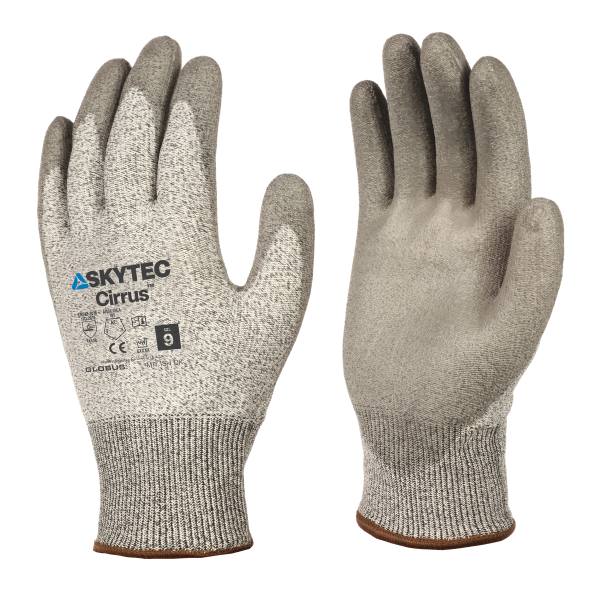 Skytec SKY46 Cirrus gloves in Grey, main product image