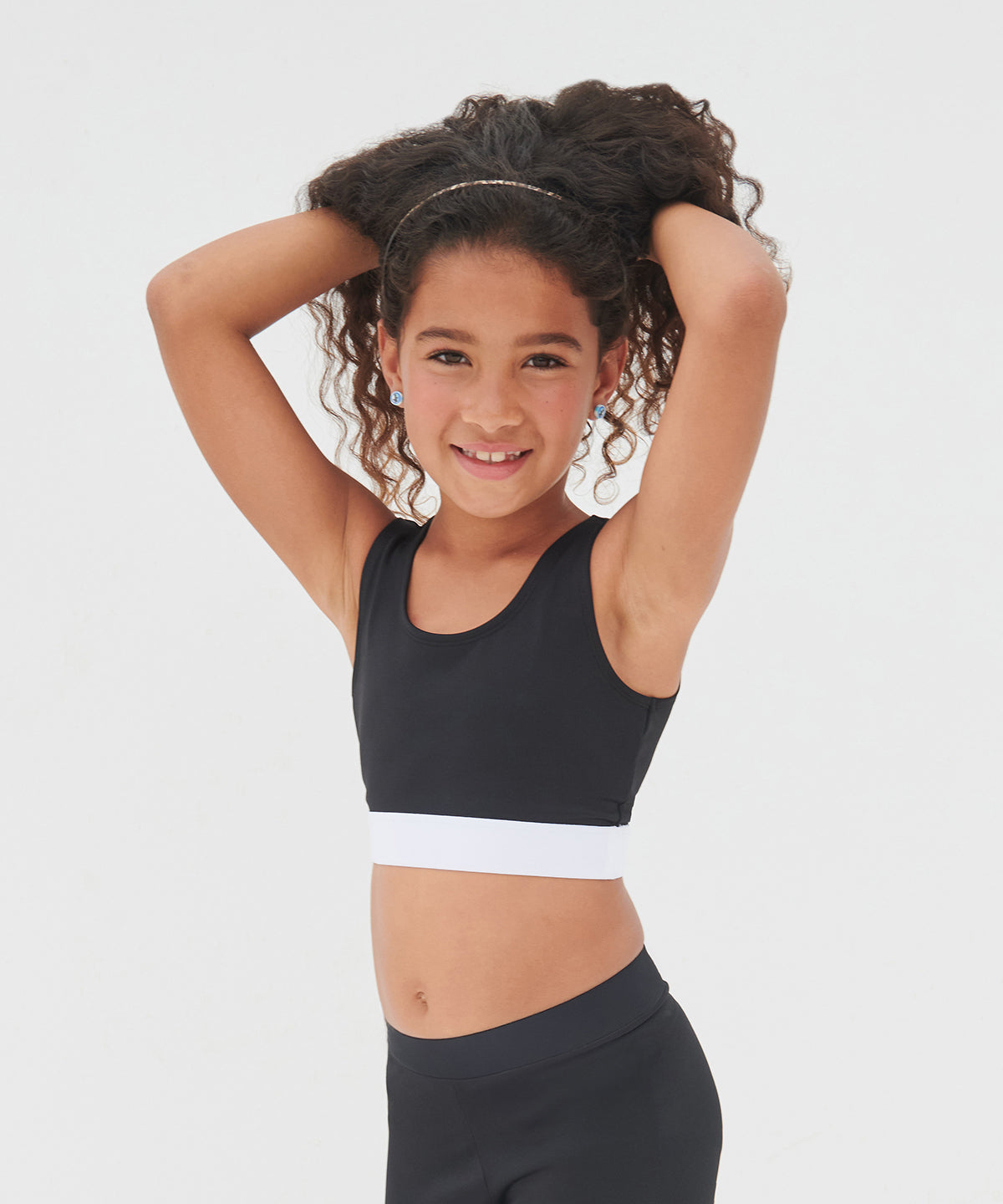 SF Kids fashion crop top, lifestyle photo