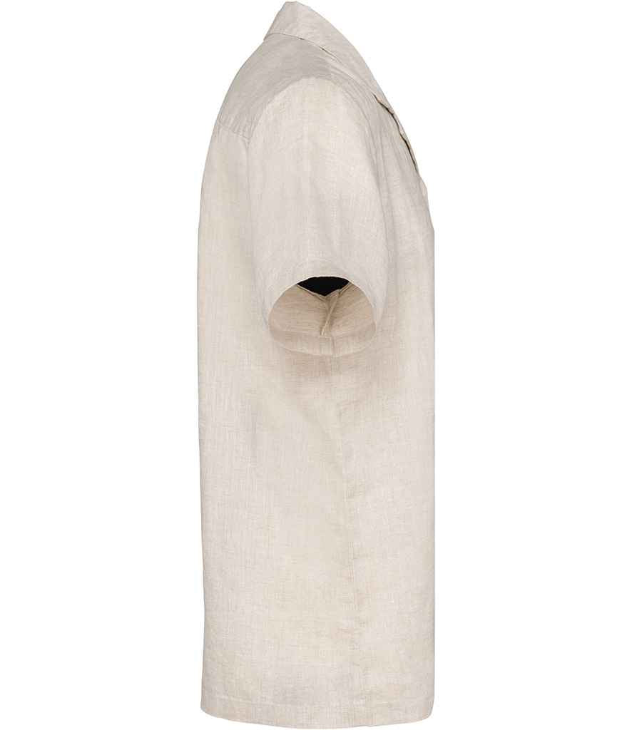 Spasso Short Sleeve Linen Shirt in Linen, side view