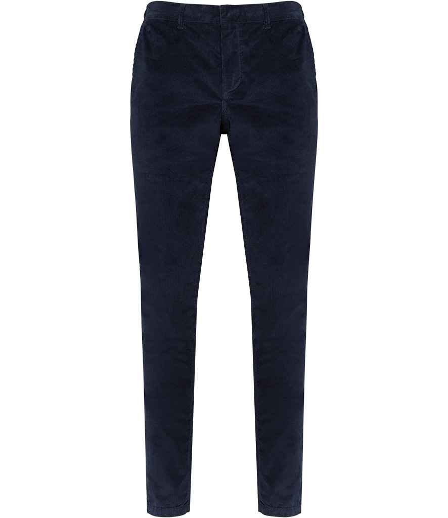 Spasso Corduroy Trousers in Navy, front view