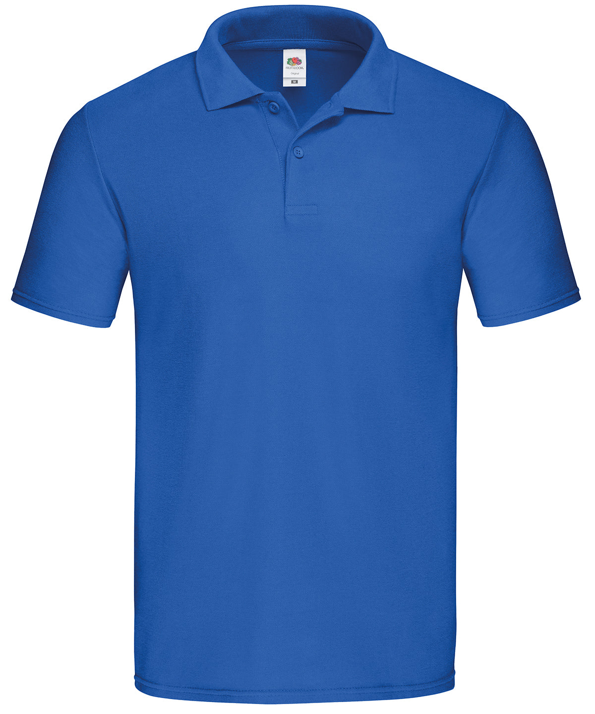 Fruit of the Loom Original polo in Royal Blue, front view