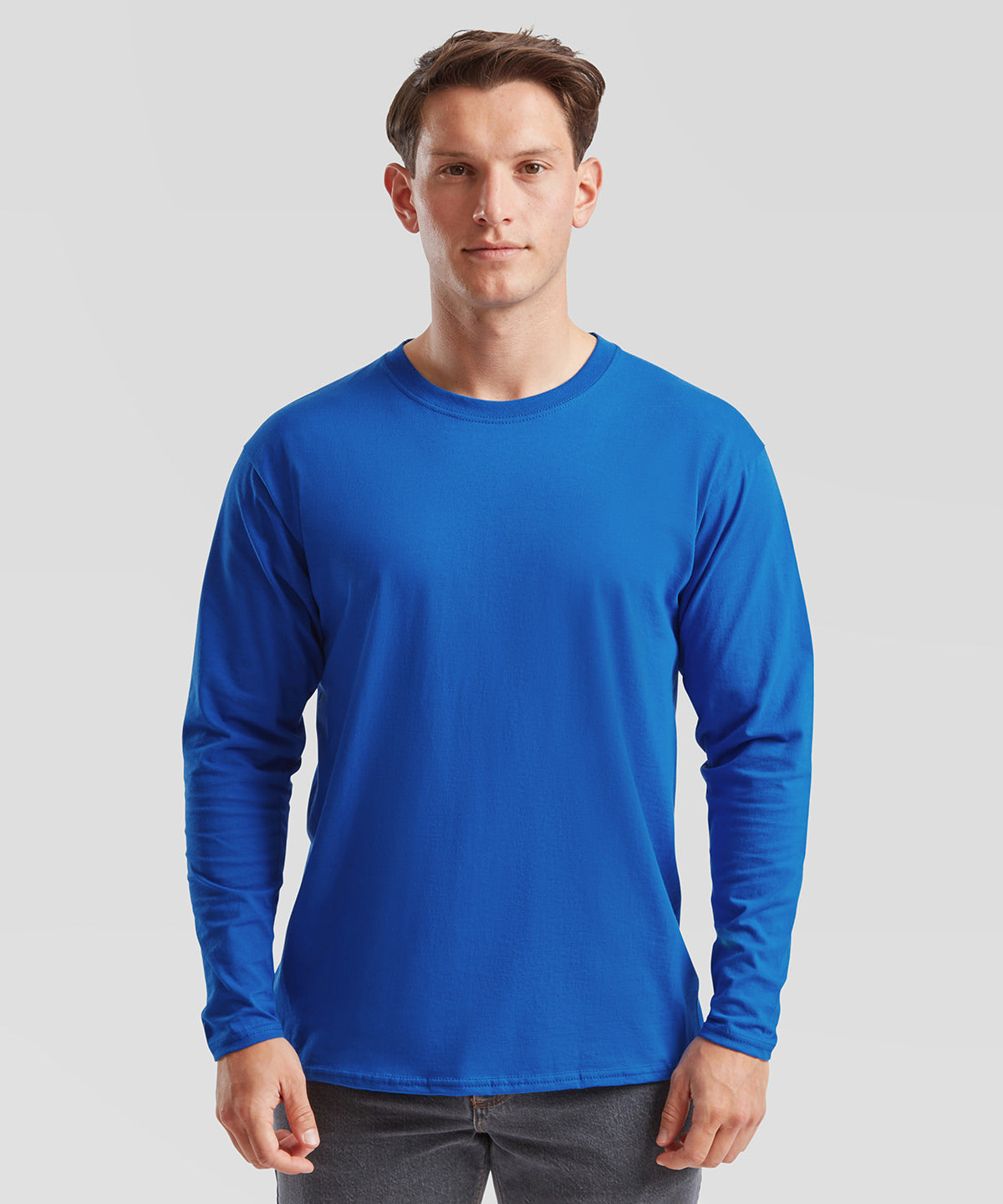 Fruit of the Loom Valueweight long sleeve T, lifestyle photo