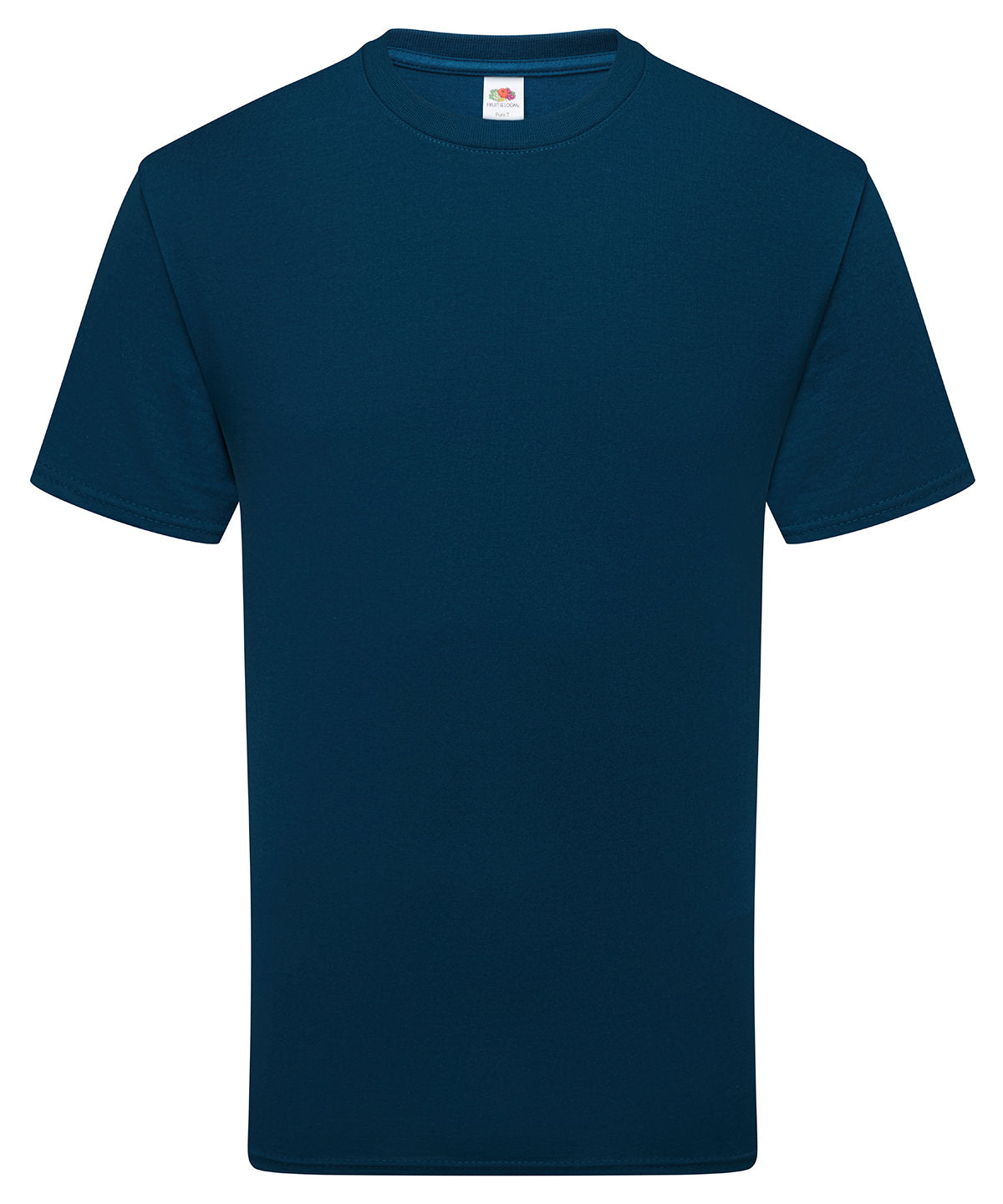 Fruit of the Loom Pure cotton T in Mountain Blue, front view