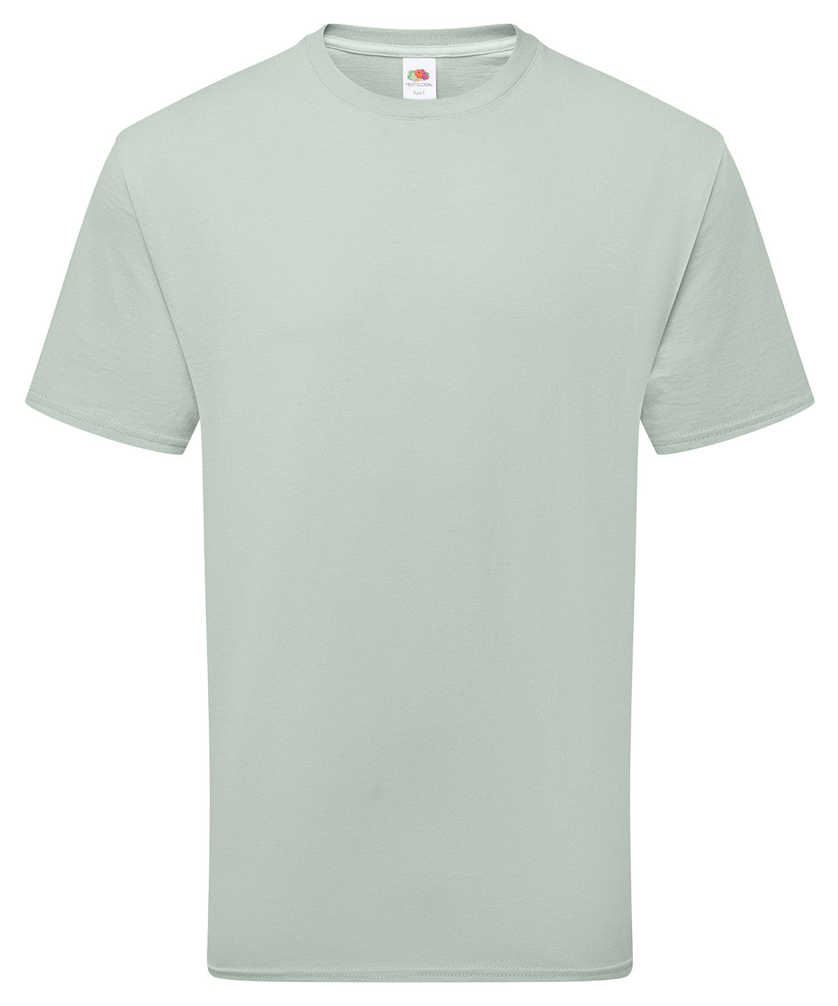 Fruit of the Loom Pure cotton T in Sage, front view