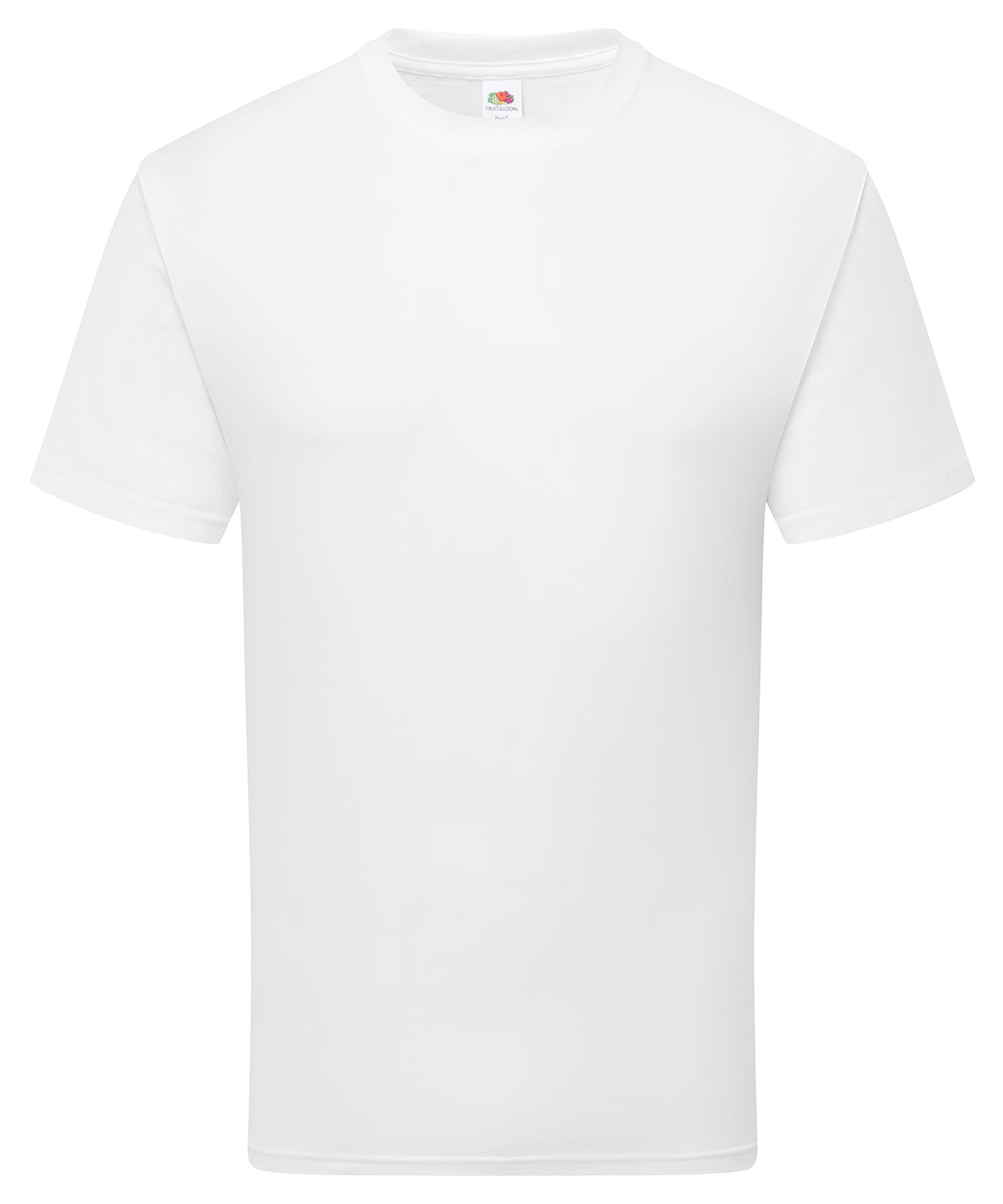 Fruit of the Loom Pure cotton T in White, front view