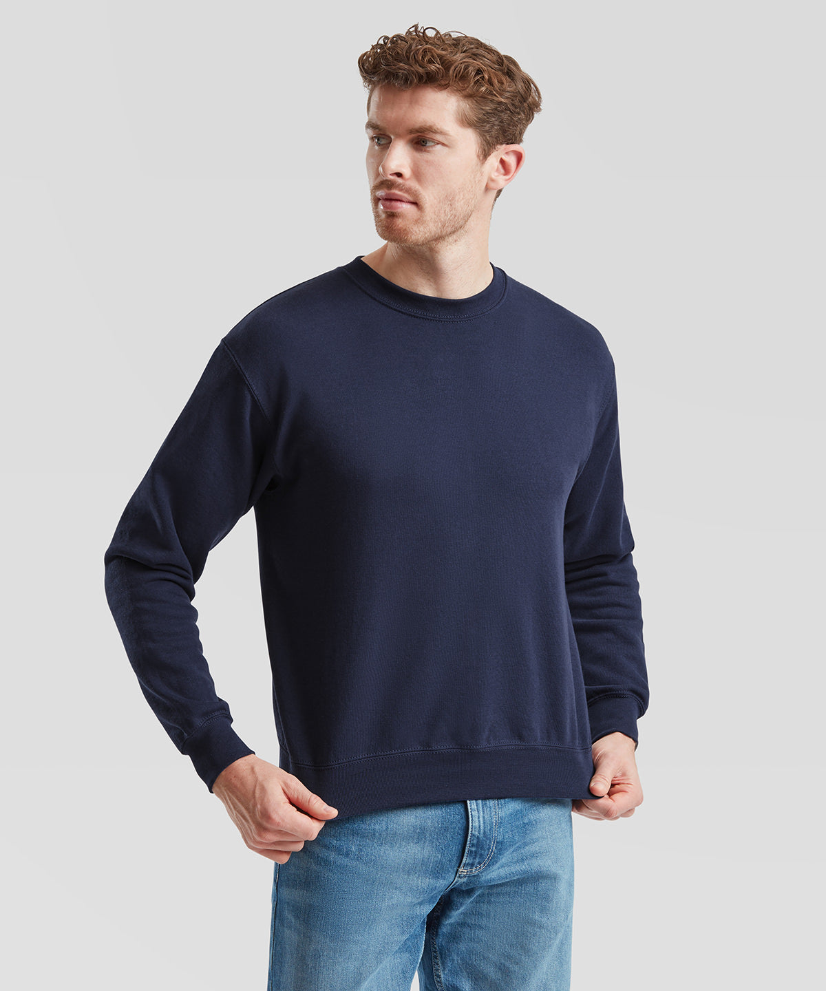 Fruit of the Loom Classic 80/20 set-in sweatshirt, lifestyle photo