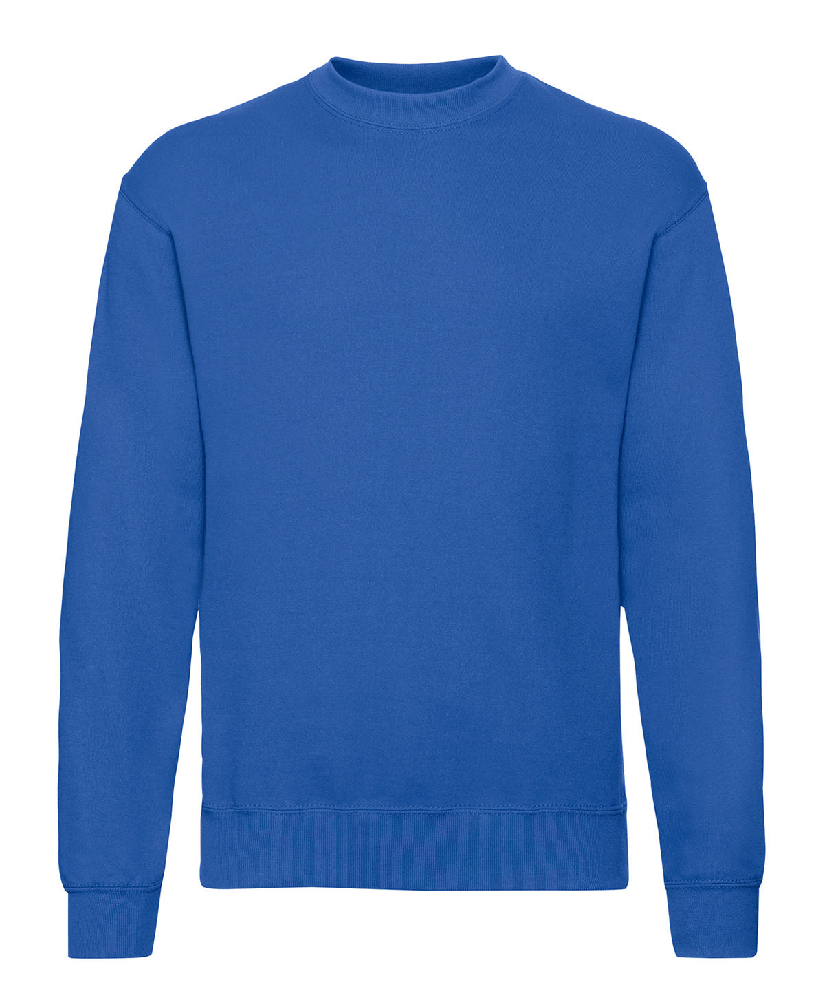 Fruit of the Loom Classic 80/20 set-in sweatshirt in Royal Blue, front view