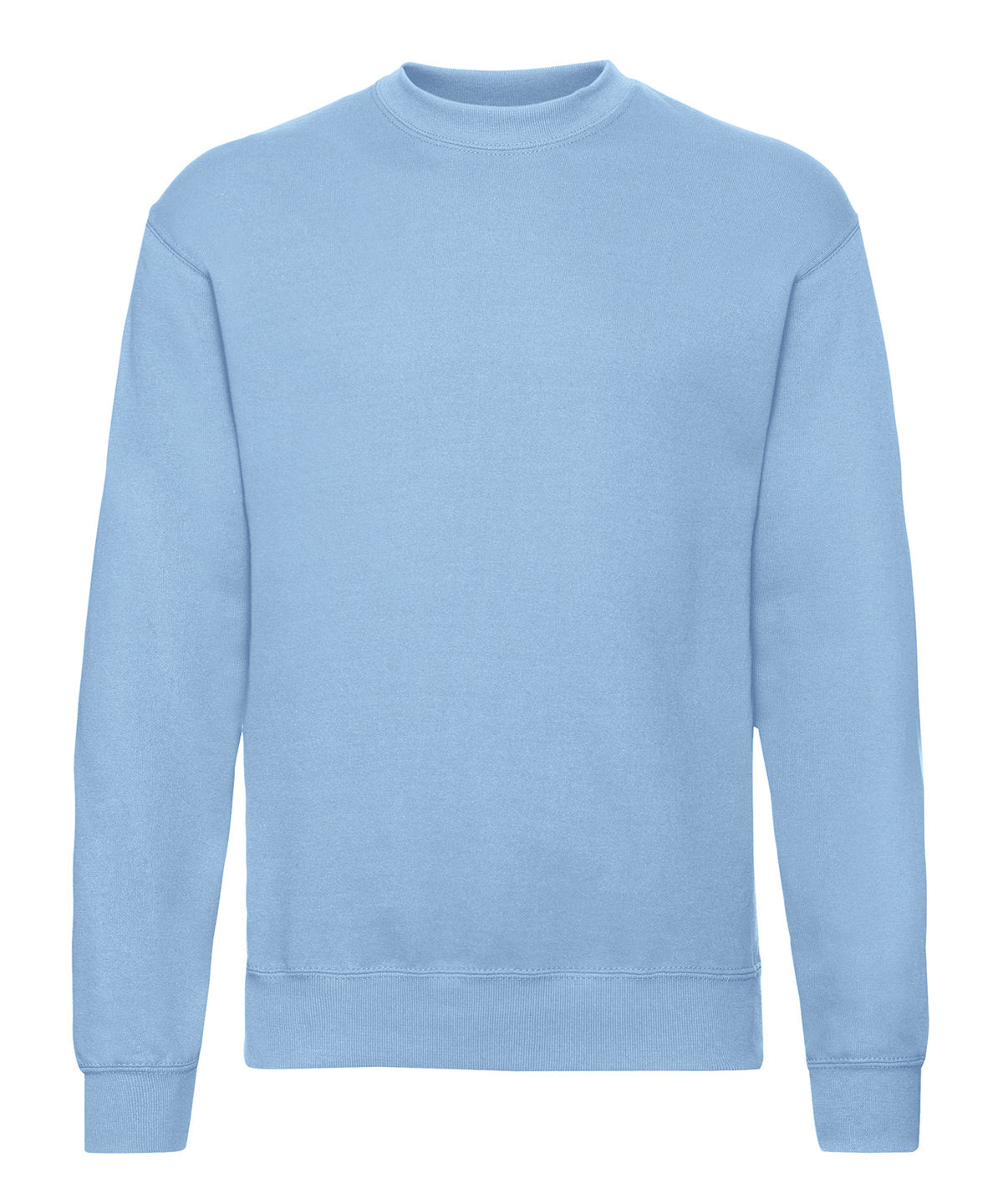 Fruit of the Loom Classic 80/20 set-in sweatshirt in Sky Blue, front view