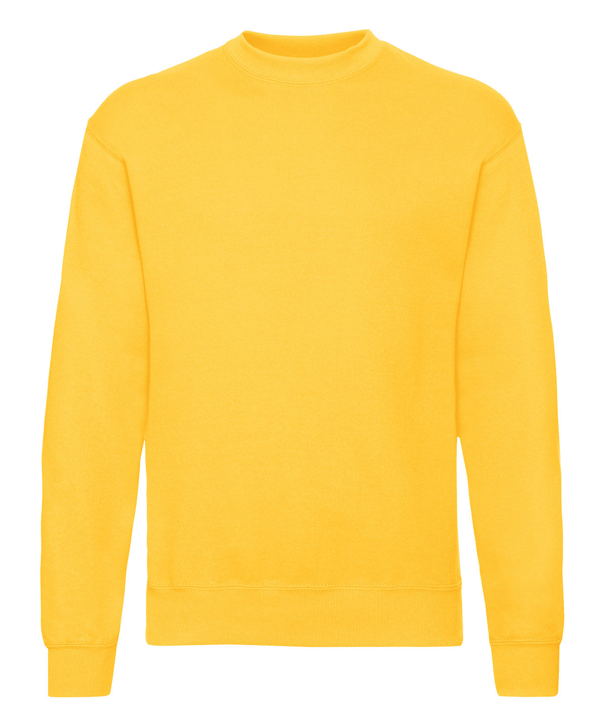 Fruit of the Loom Classic 80/20 set-in sweatshirt in Sunflower, front view