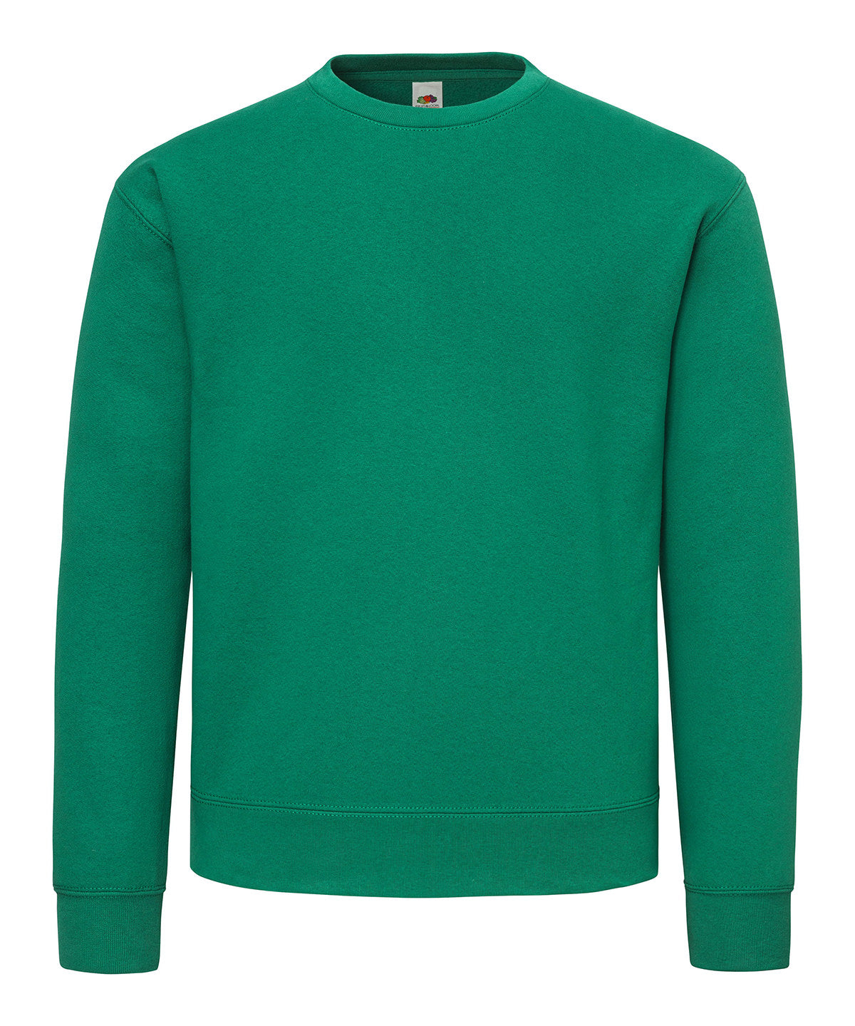 Fruit of the Loom Supercotton sweatshirt in College Green, front view