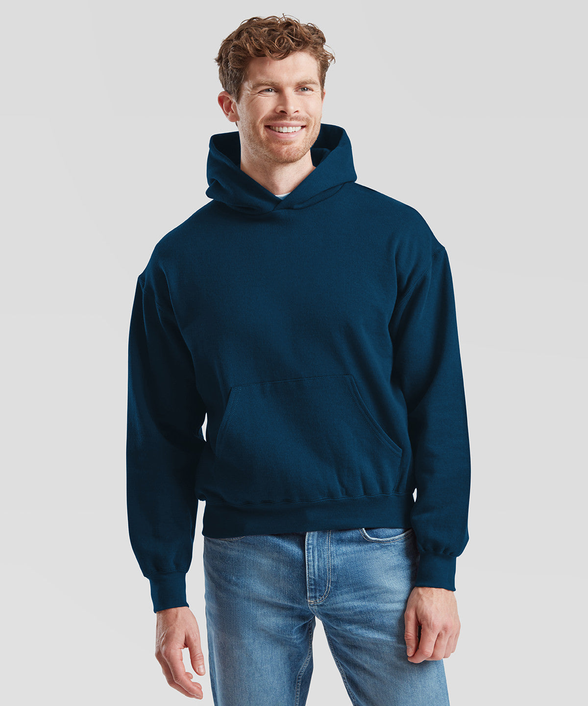 Fruit of the Loom Supercotton hooded sweatshirt, lifestyle photo