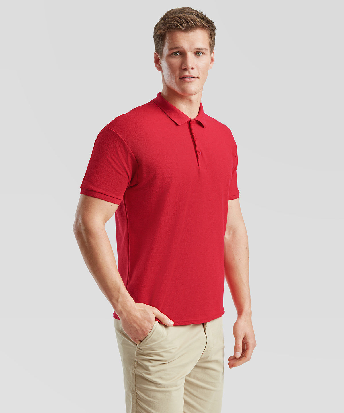 Fruit of the Loom 65/35 Polo, lifestyle photo
