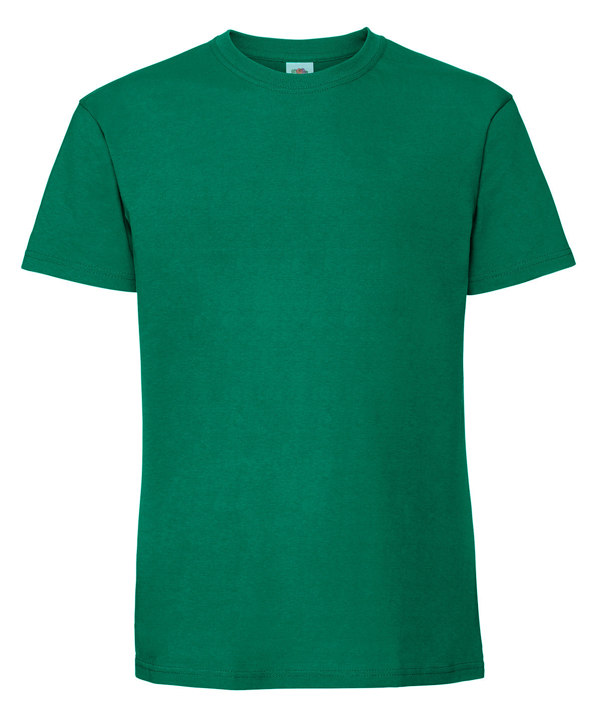 Fruit of the Loom Iconic 195 ringspun premium T in College Green, front view