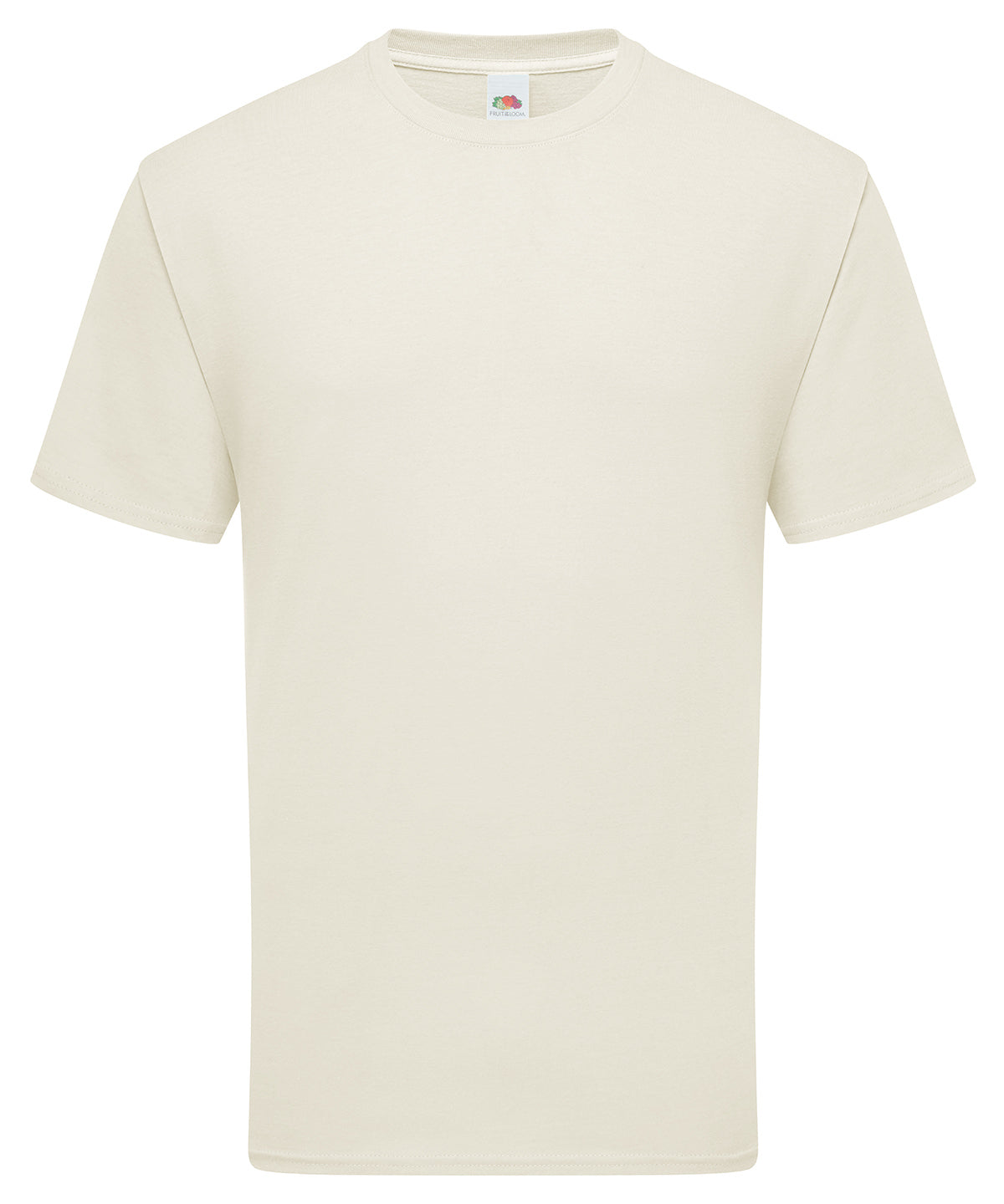 Fruit of the Loom Iconic 195 ringspun premium T in Natural, front view